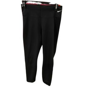 Women’s Nike cropped black leggings size Medium